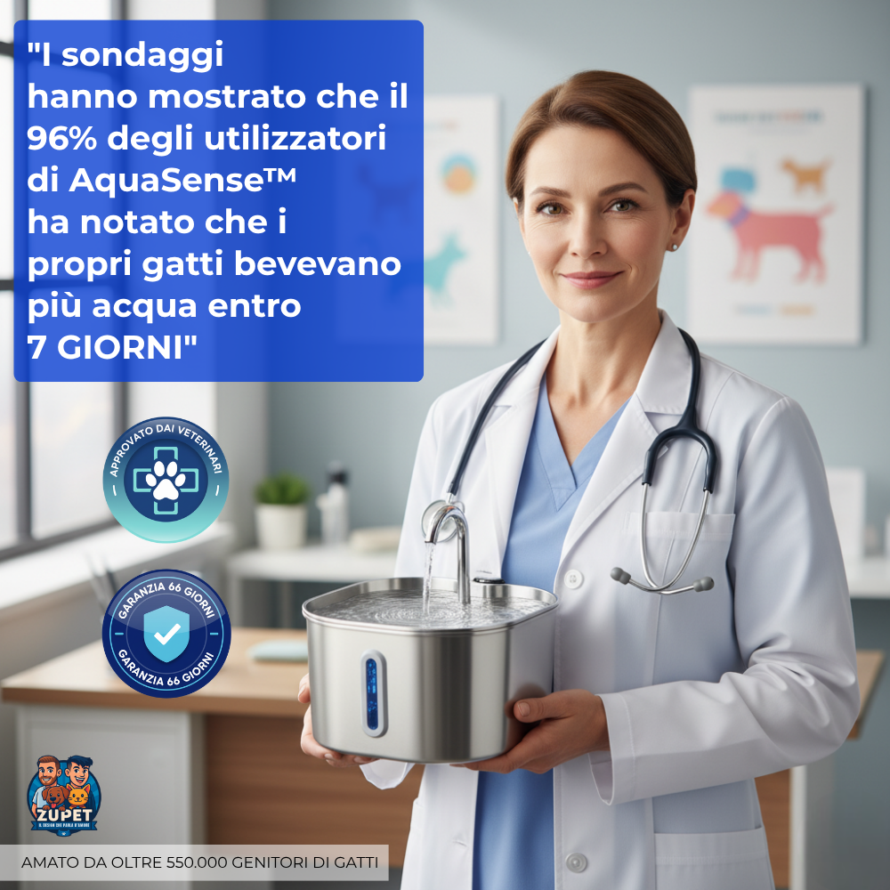 AquaSense™ - Ciotola Intelligente per Gatti