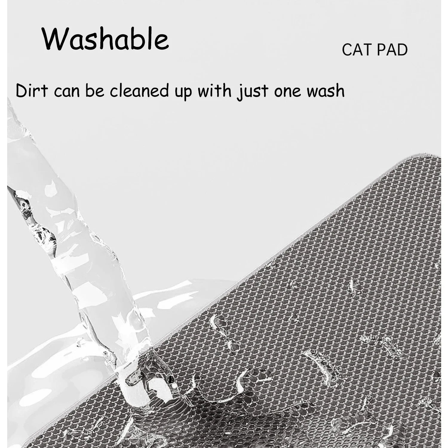 60CMX90CM Cat Litter Mat Waterproof Double Layer Pet Litter Box Mat Pet Toilet Cat Mat Nonslip Sand Cat Washable Pet Clean