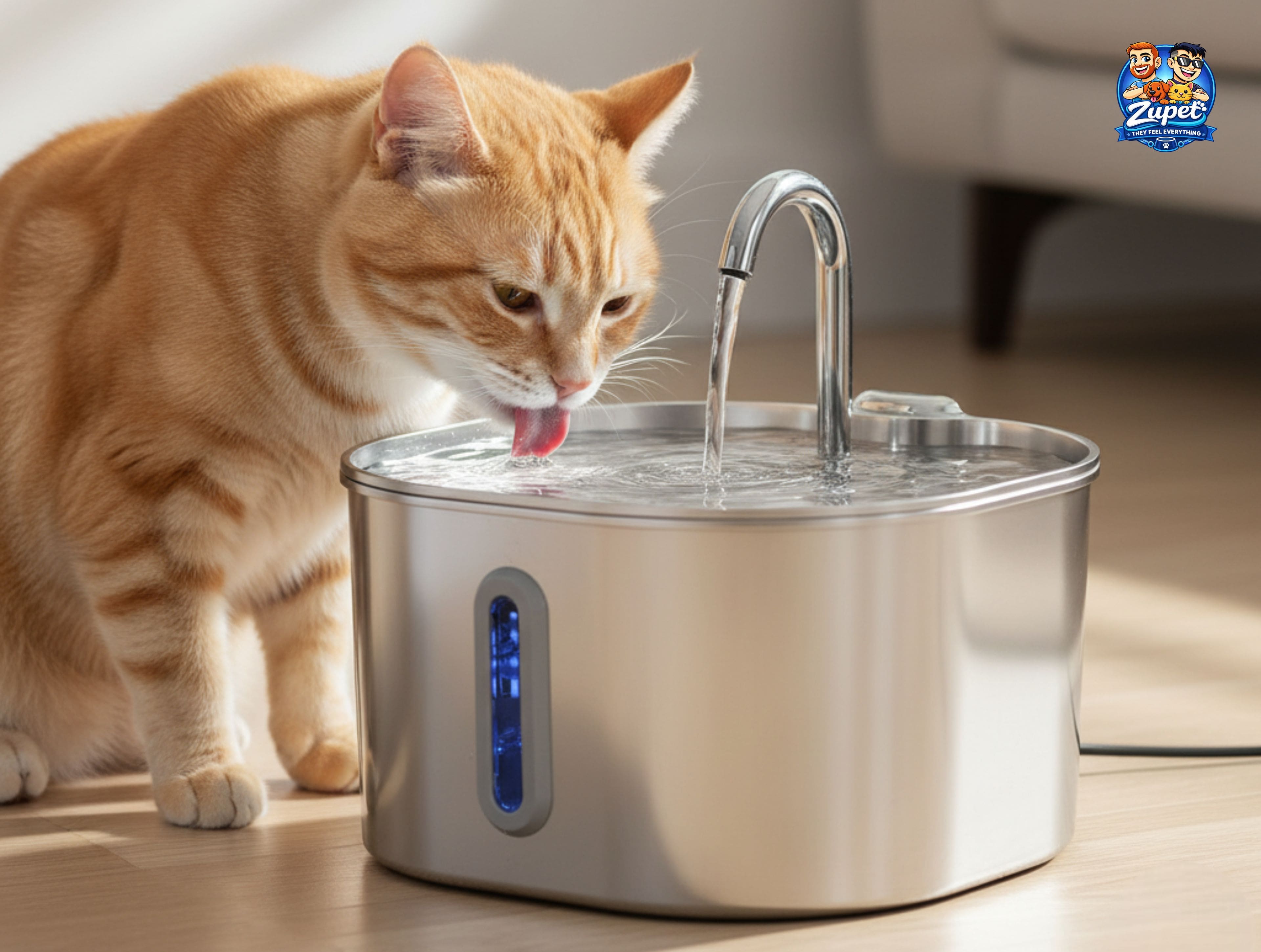 AquaSense™ - Sistema Biomimetico d'Idratazione per Gatti