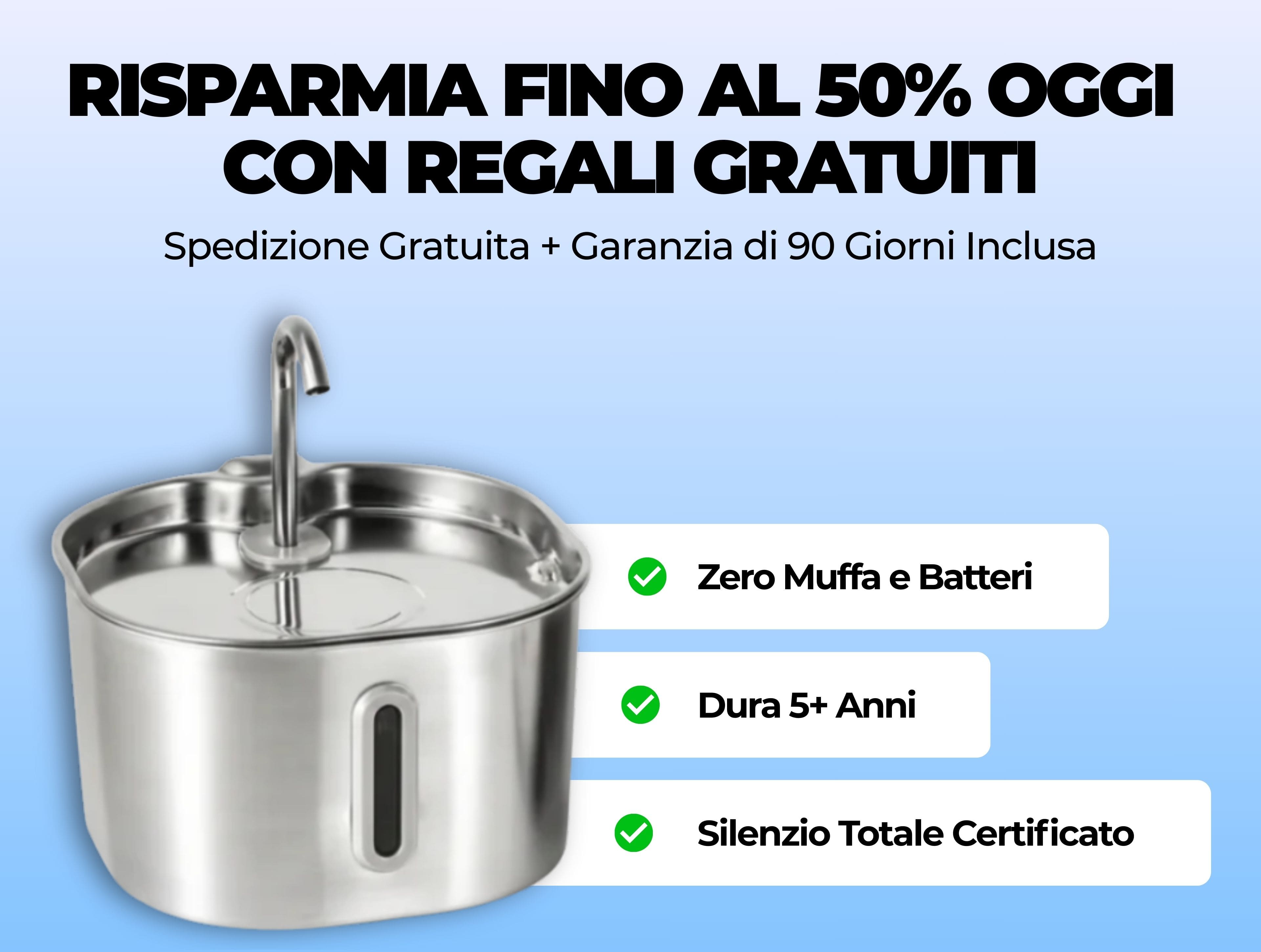 AquaSense™ - Sistema Biomimetico d'Idratazione per Gatti