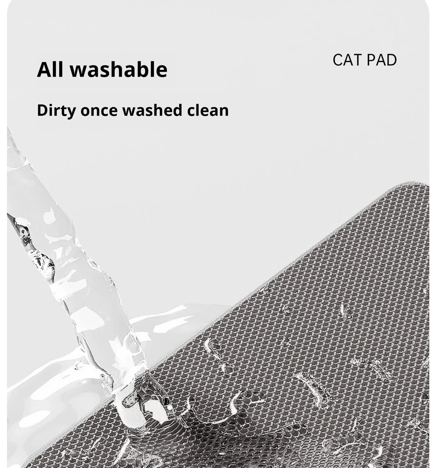 60CMX90CM Cat Litter Mat Waterproof Double Layer Pet Litter Box Mat Pet Toilet Cat Mat Nonslip Sand Cat Washable Pet Clean