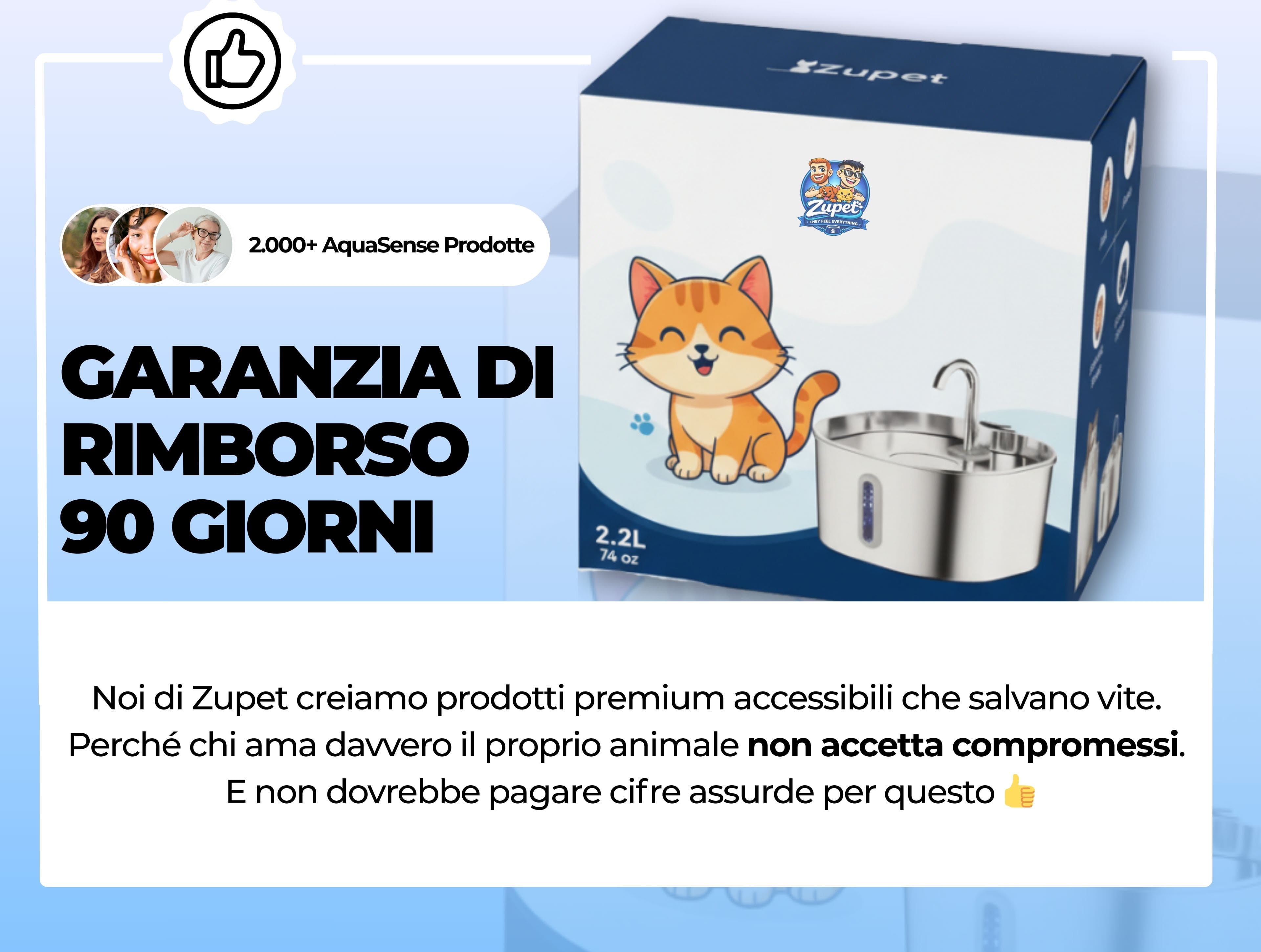 AquaSense™ - Sistema Biomimetico d'Idratazione per Gatti