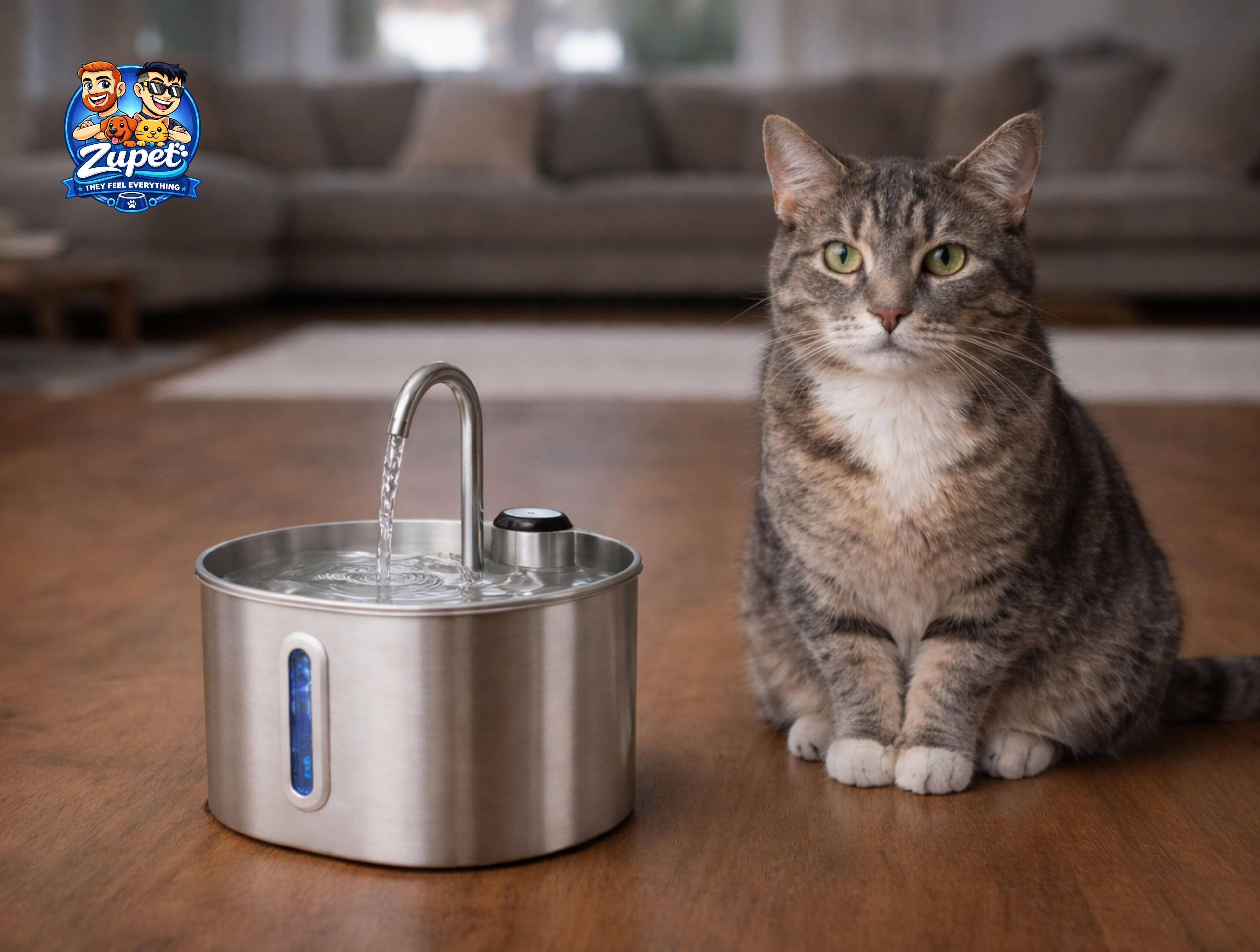 AquaSense™ - Sistema Biomimetico d'Idratazione per Gatti